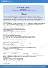 Đề thi học kì 2 Hóa 12 Cánh diều - Đề số 3